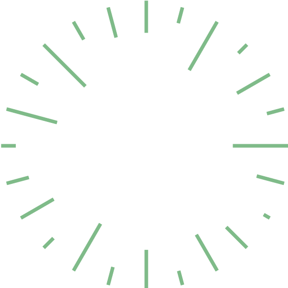 CD4A Wheel icon green, transparent background