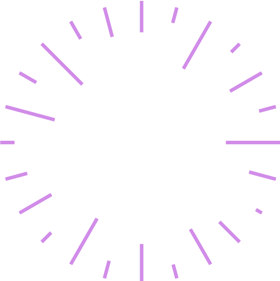 CD4A Wheel icon purple, transparent background